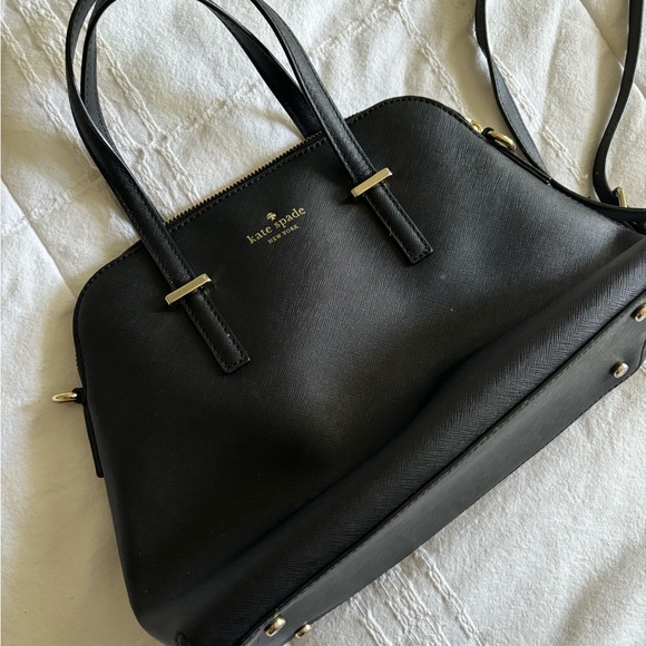 Kate Spade Cedar Street Black Crossbody Satchel Medium - Picture 2 of 9